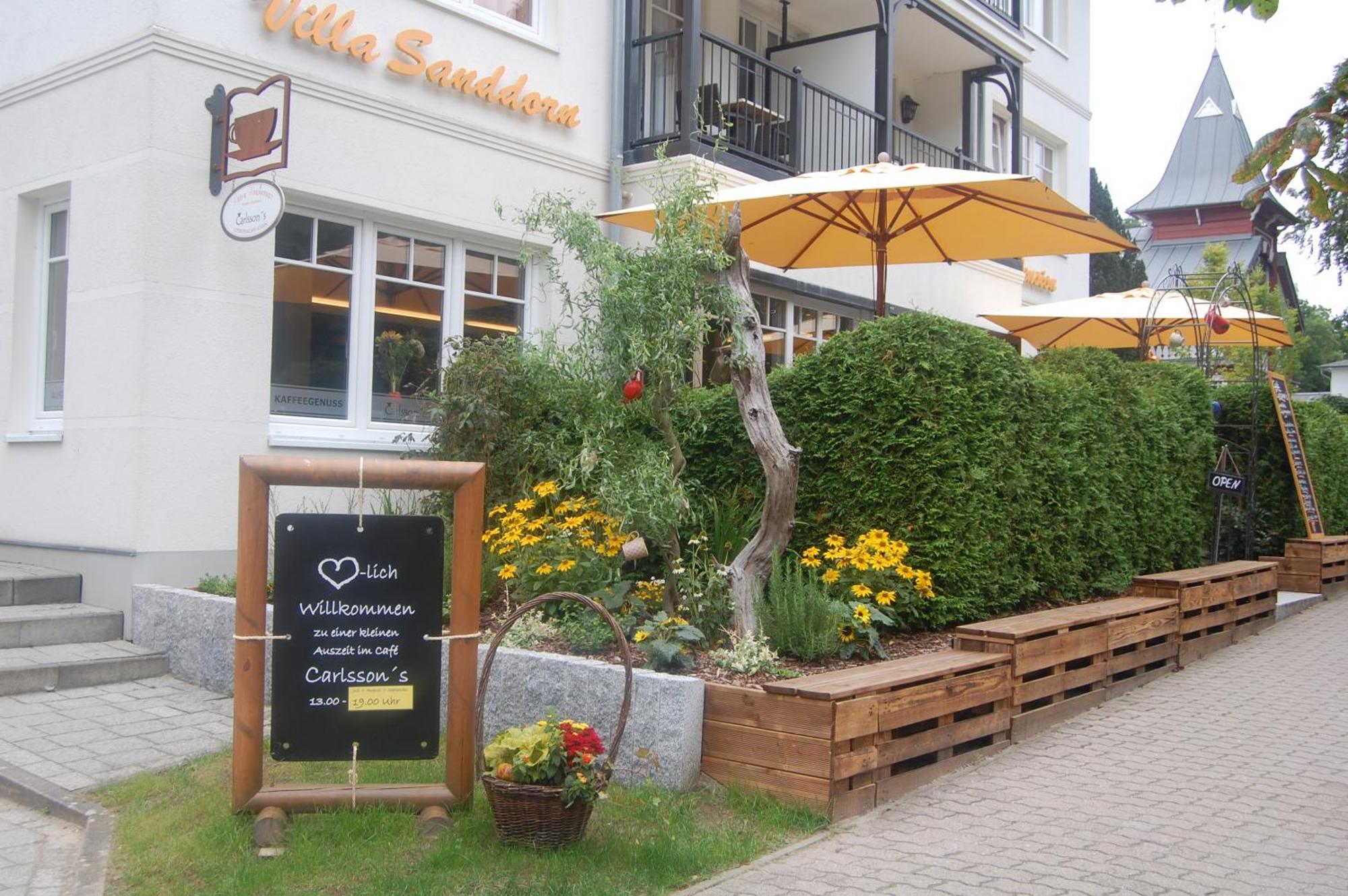 Pension Sanddorn Mit Cafe Carlssons บินซ์ ภายนอก รูปภาพ